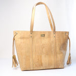 Olivia Luxe Cork Tote Handbag  | Natural
