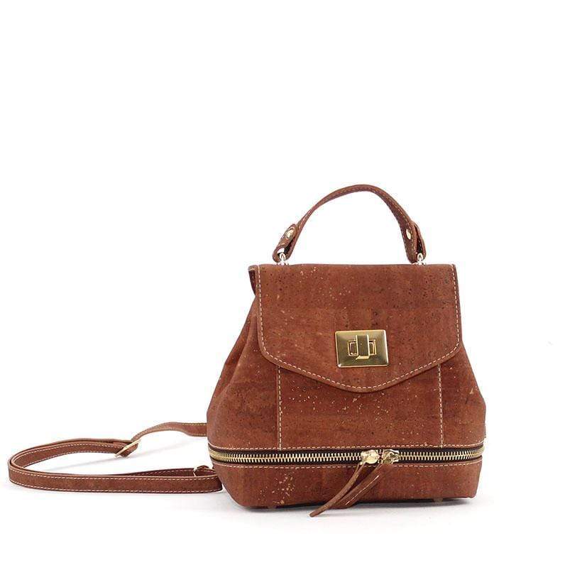 cork mini backpack Suzy Q Mini Cork Backpack – Salted Caramel