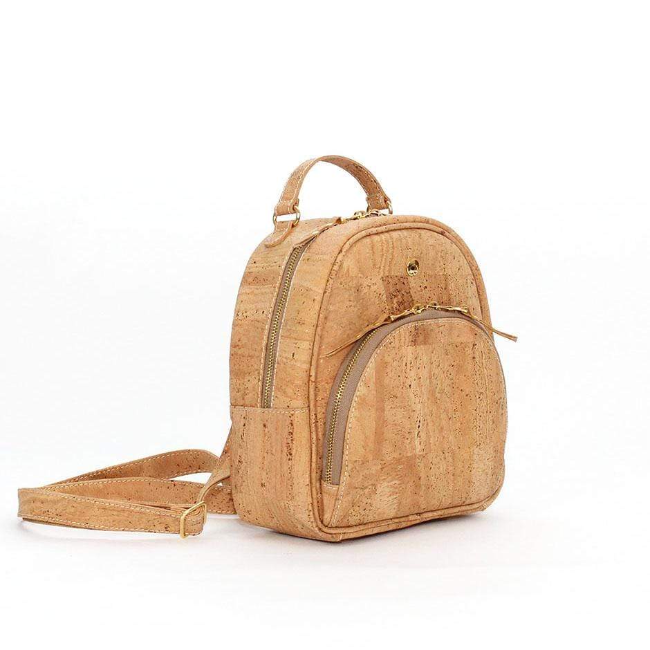 natural cork vegan backpack with straps new arrivals, made in portugal –  Rok Cork