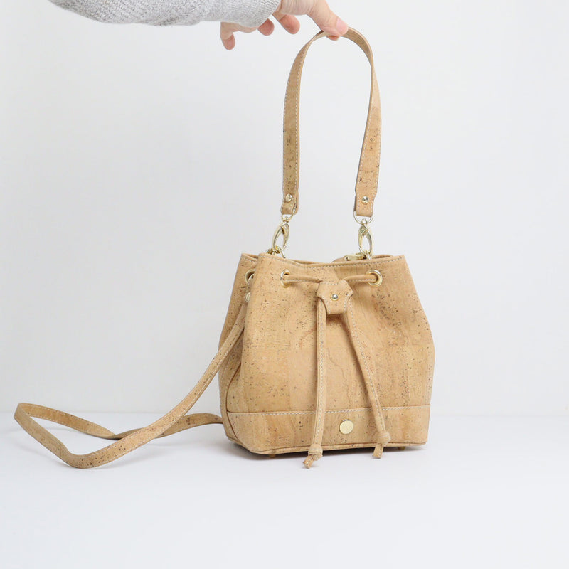 Avery Mini Cork Crossbody Bucket