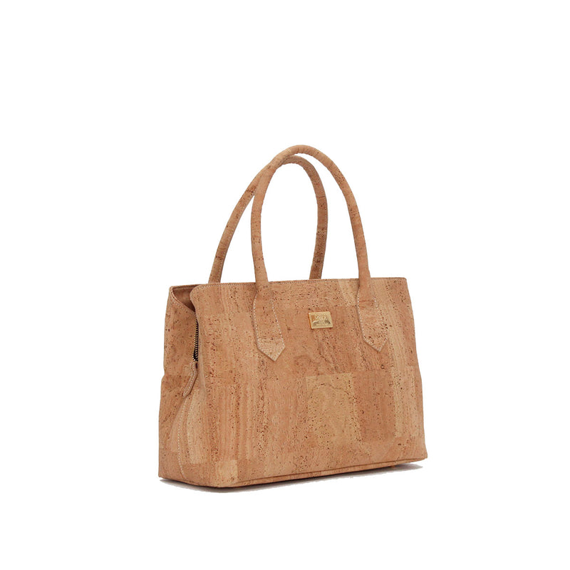 Beautiful designer style cork purse in natural cork 