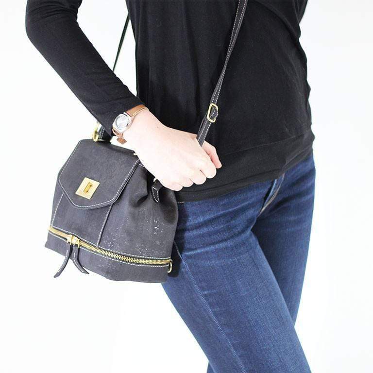 Suzy Q Mini Cork Backpack | Natural - [rokcork]