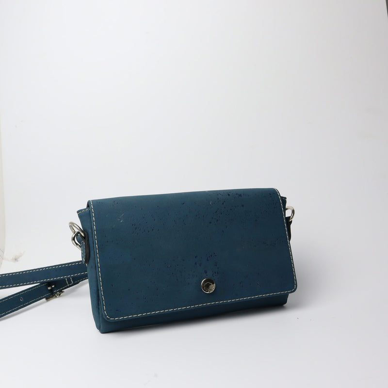 SMALL CROSSBODY WALLET - TEAL - LAST ONE